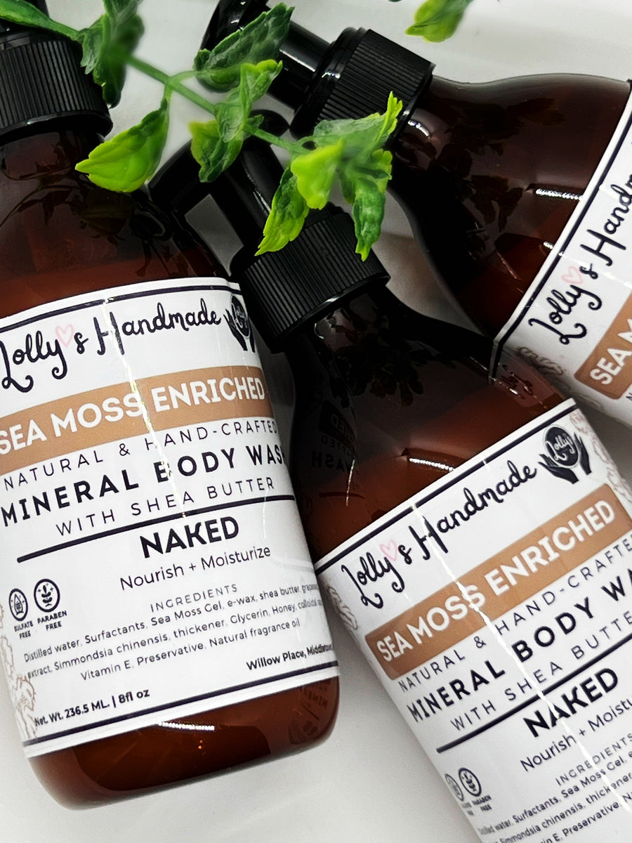 Sea Moss Enriched Mineral Body Wash Lolly's Handmade